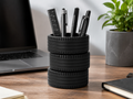 Sports Car Tire Pen Holder – Modern Desk Organizer for Pens, Pencils & Office Accessories